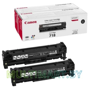 Набор картриджей Canon 718 Black twin pack картинка 3